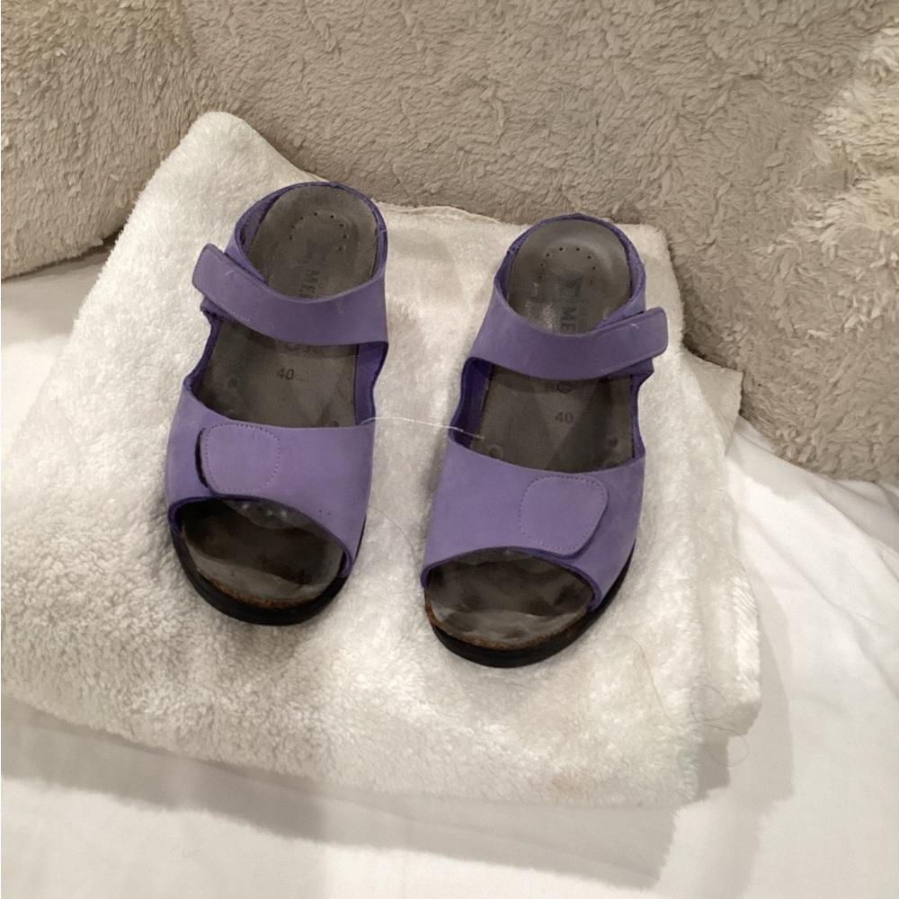 Women's Purple Adjustable Strap Sandals